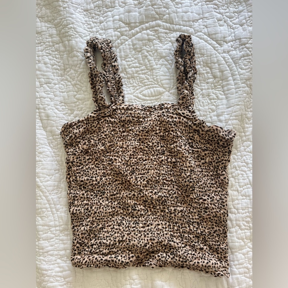 Abercrombie leopard print tank